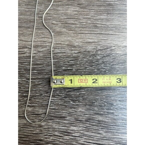 Vintage Milor Italy 925 Sterling Silver Snake Serpentine Chain 18” Necklace - Picture 10 of 12